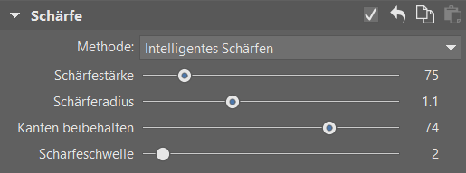 Wie man Fotos schärft