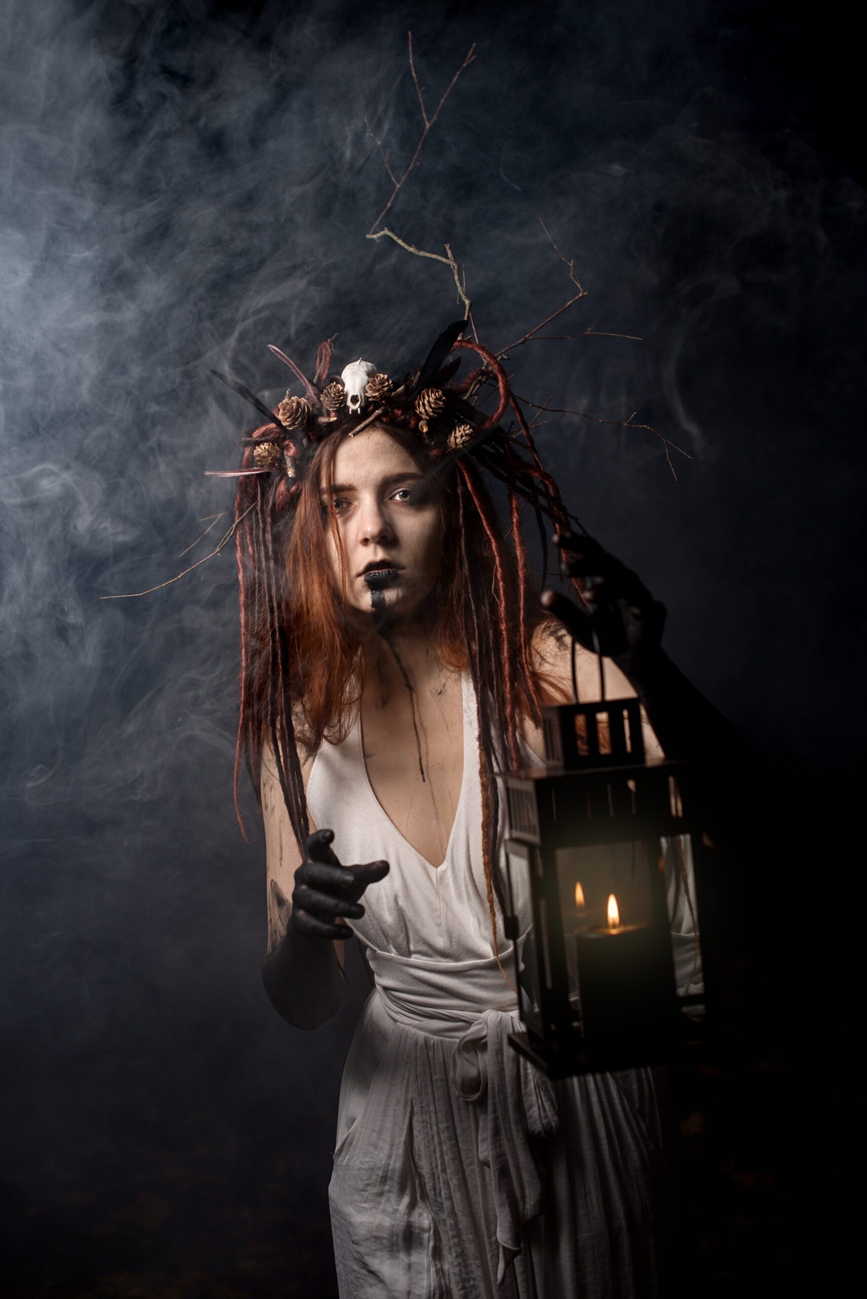 Halloween-inspirierte Fotografie