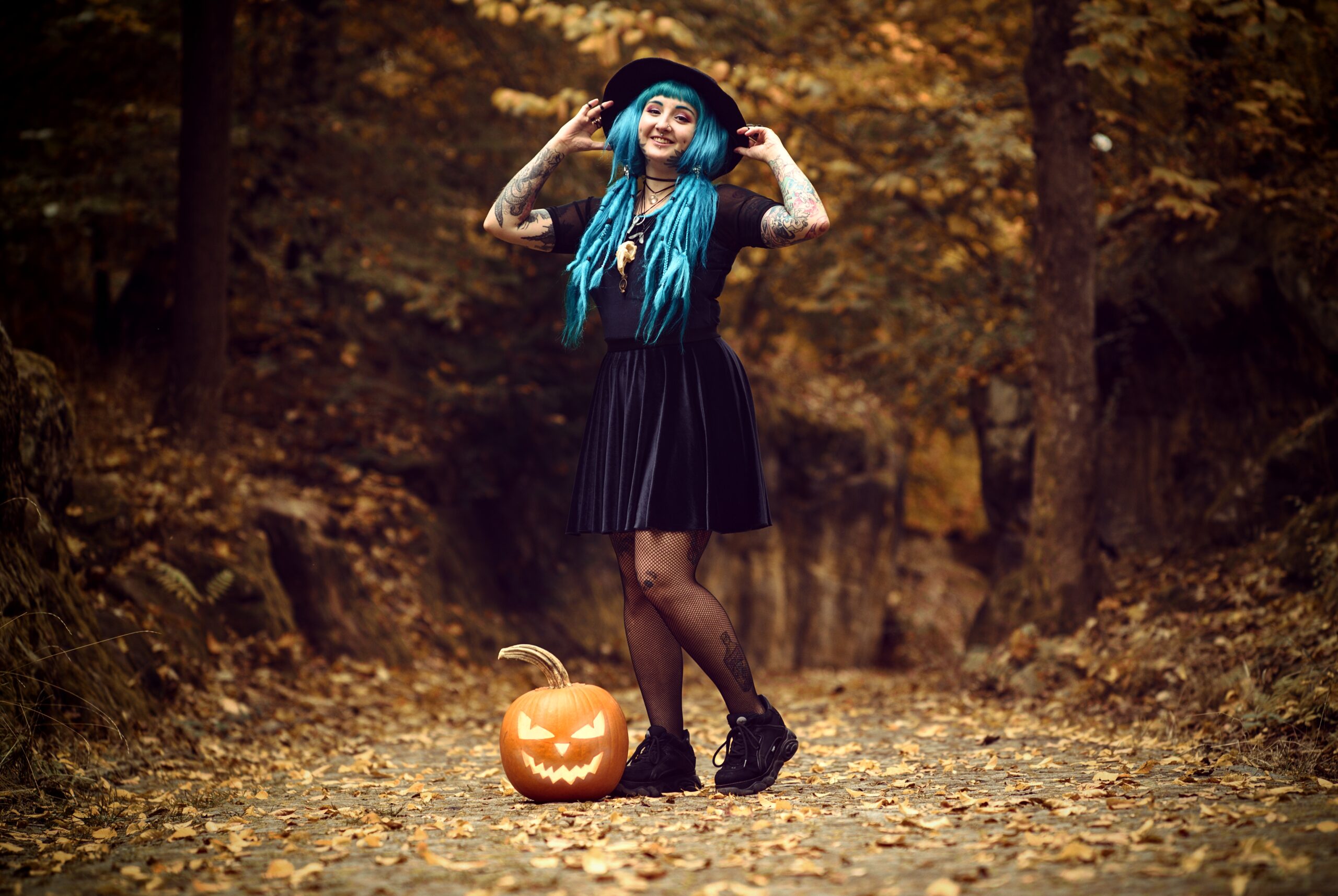Halloween-inspirierte Fotografie