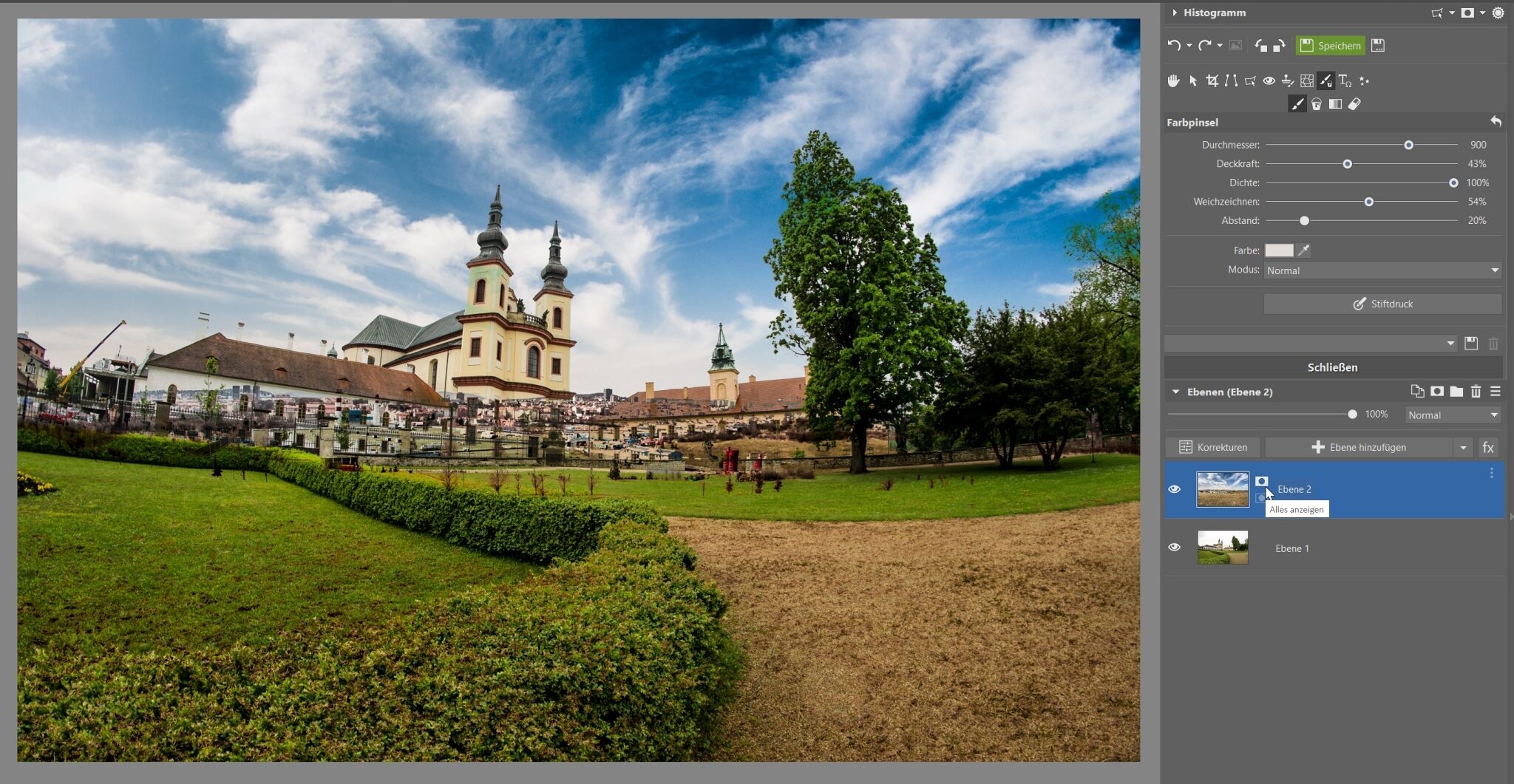 So ändern Sie einen langweiligen Himmel im Foto