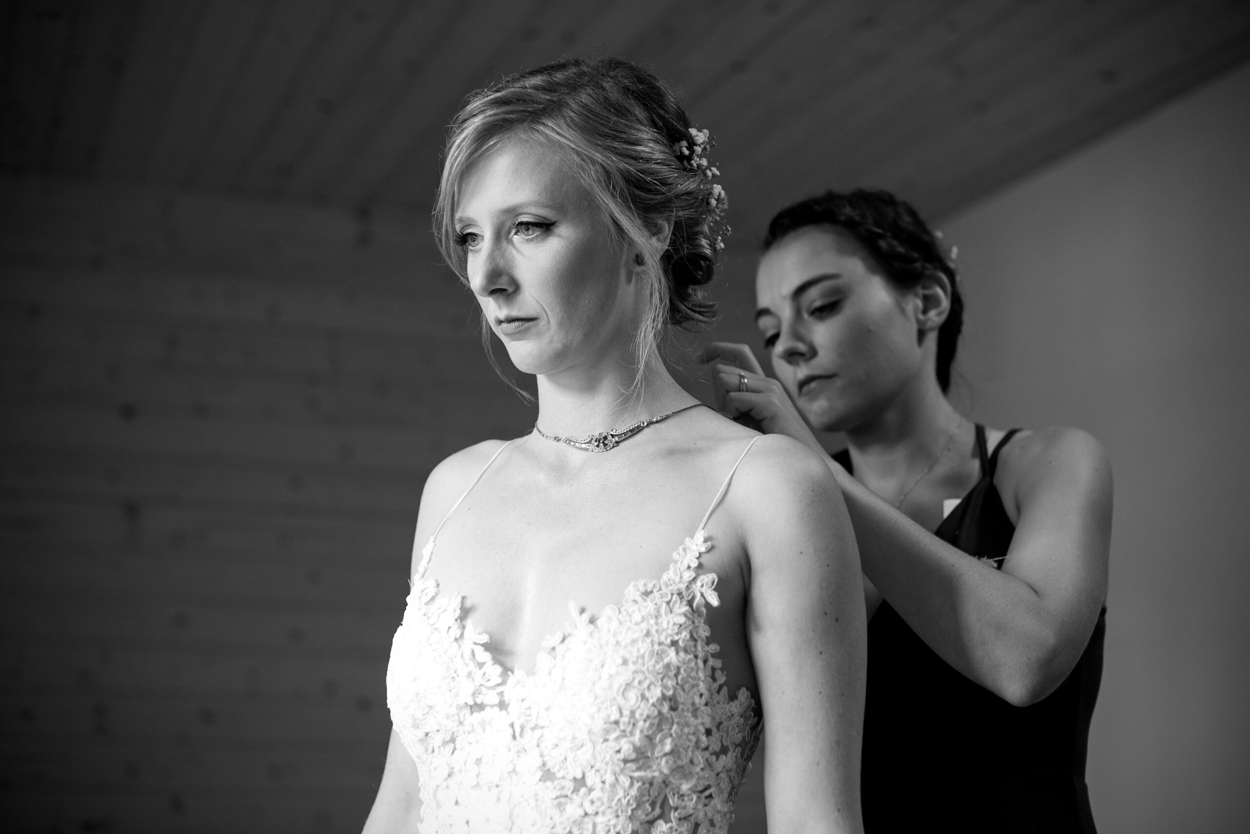 Hochzeitsfotoshooting vor der Zeremonie
