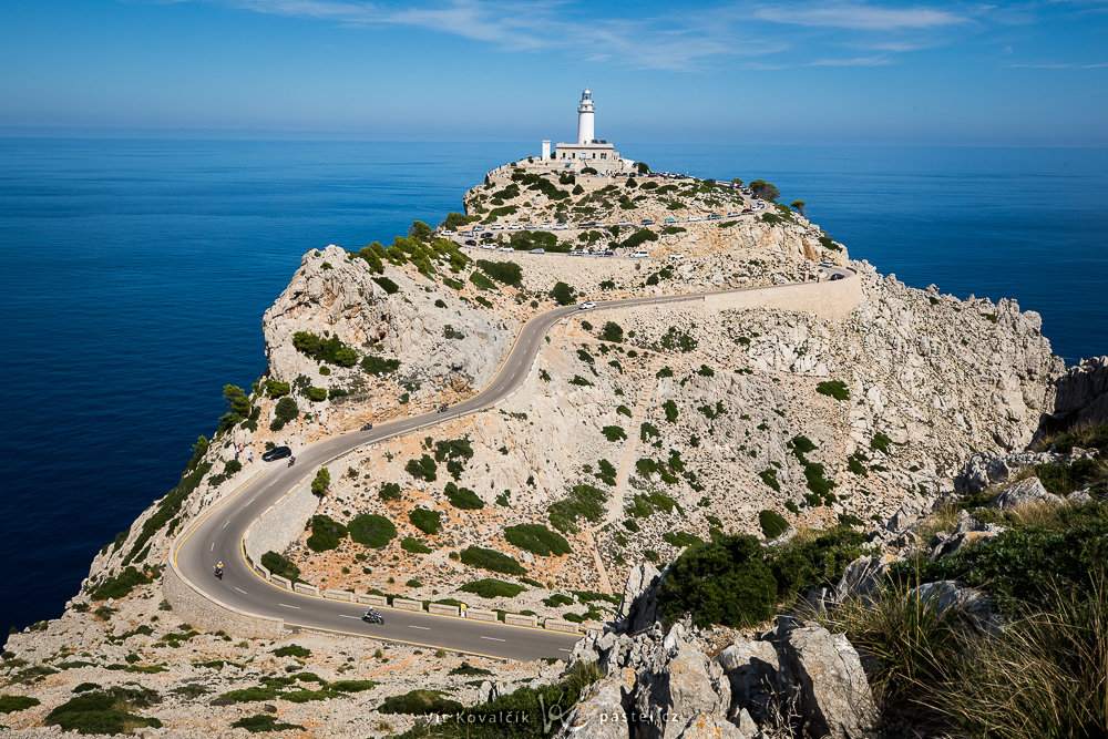 Geschichte eines Fotos Leuchtturm von Formentor