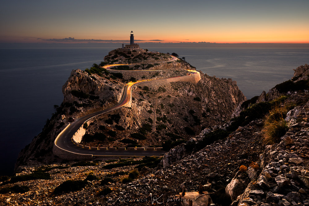 Geschichte eines Fotos Leuchtturm von Formentor