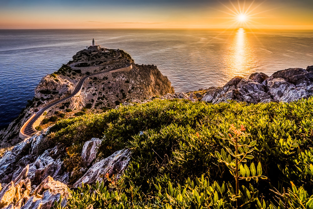 Geschichte eines Fotos Leuchtturm von Formentor
