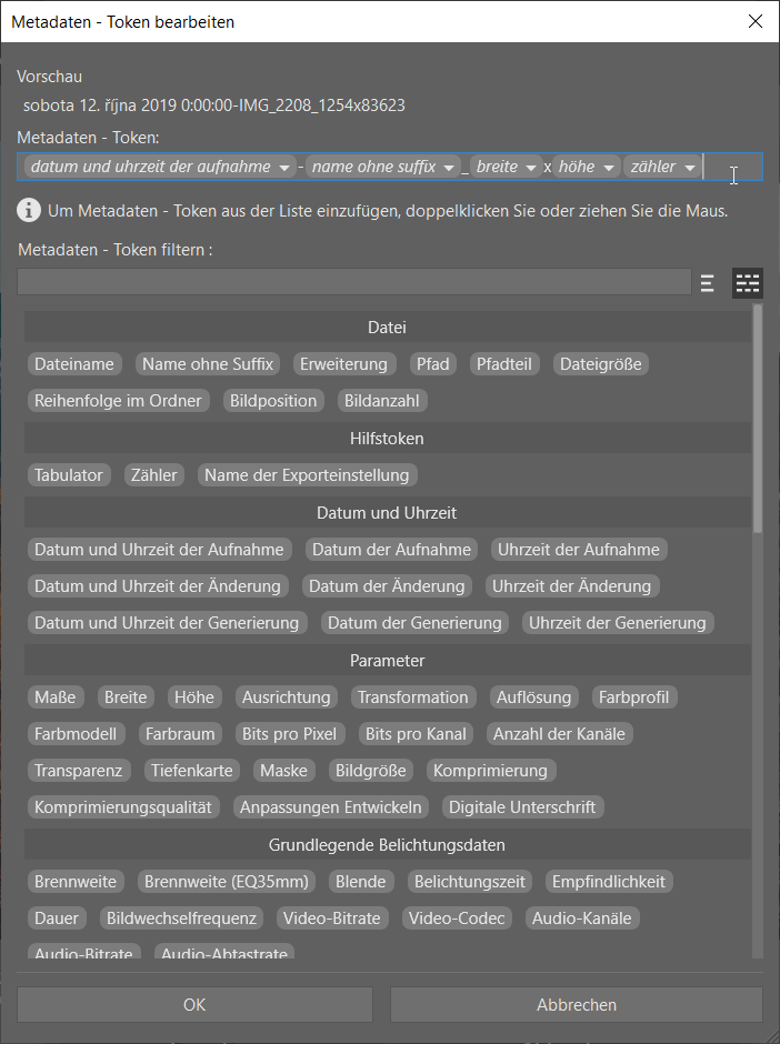 Metadata-Token