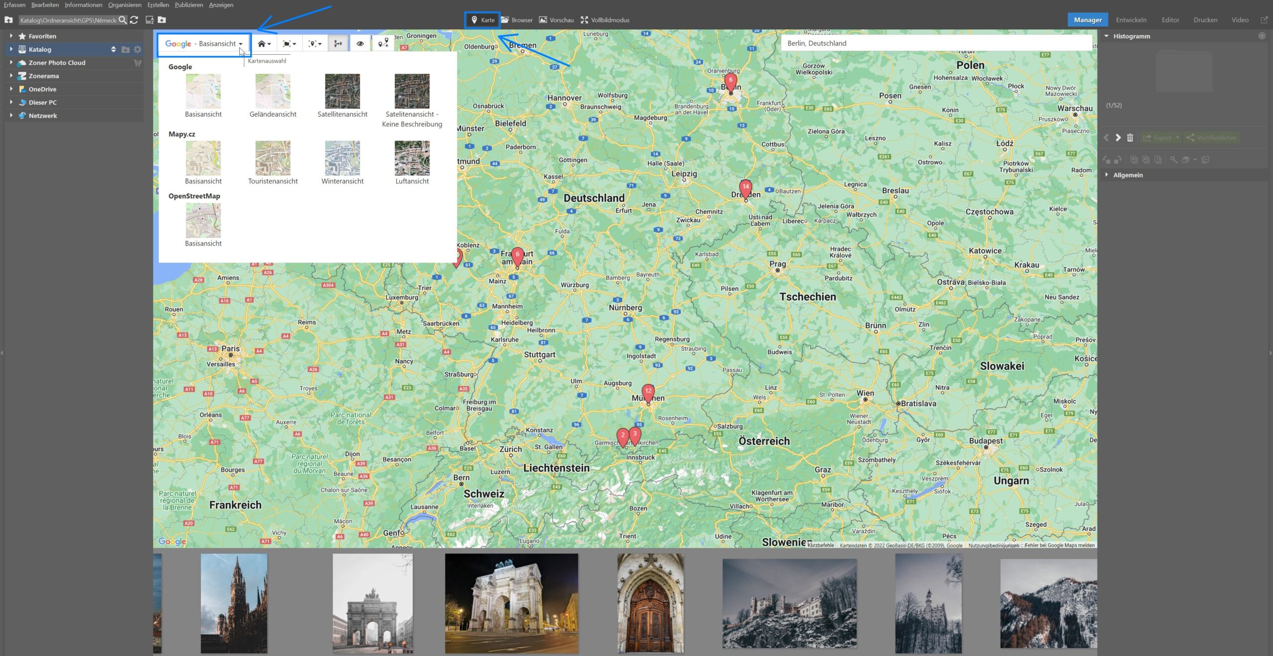 Fotoarchiv aufräumen So weisen Sie Fotos GPS-Koordinaten zu