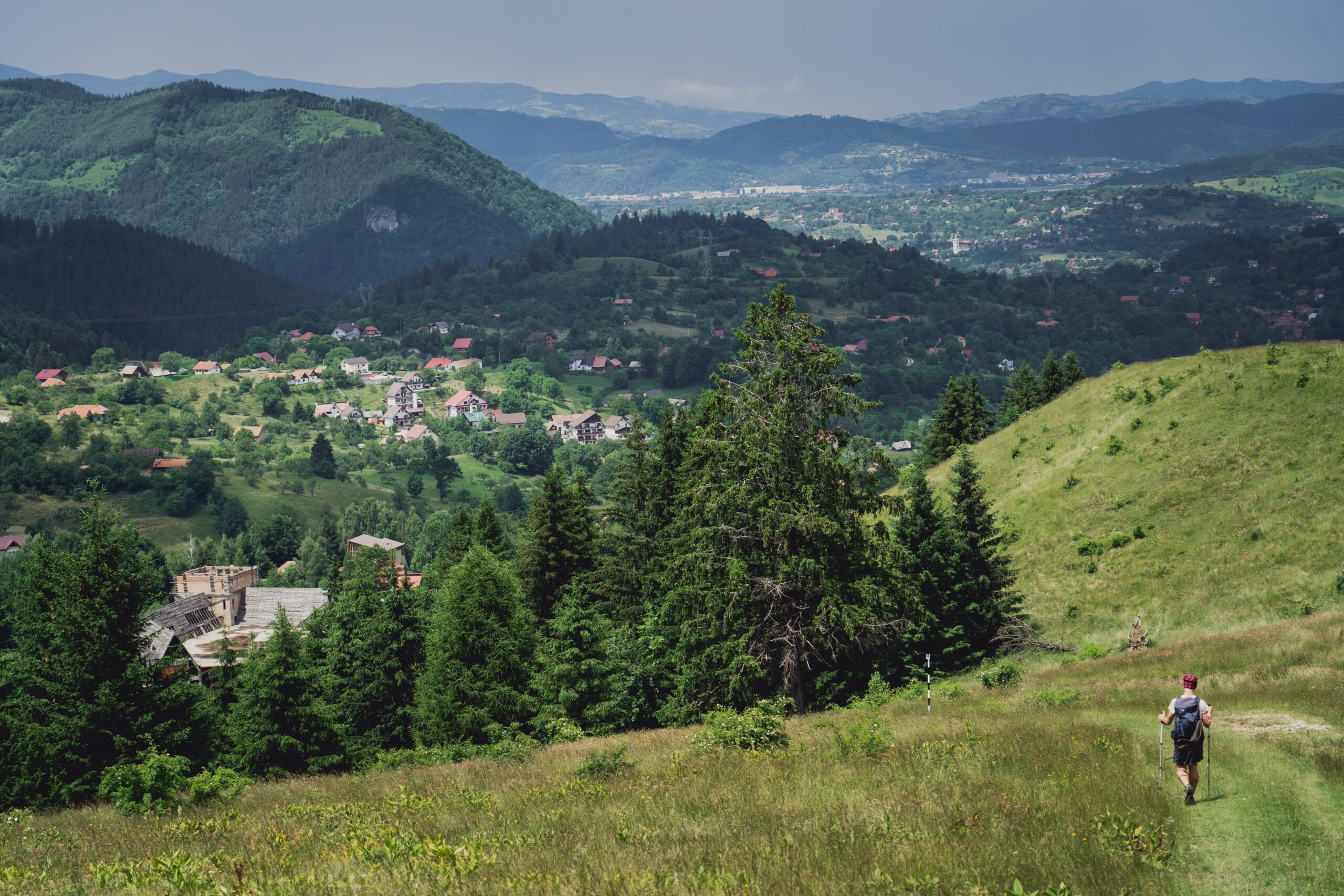 Bergüberquerung mit Kamera