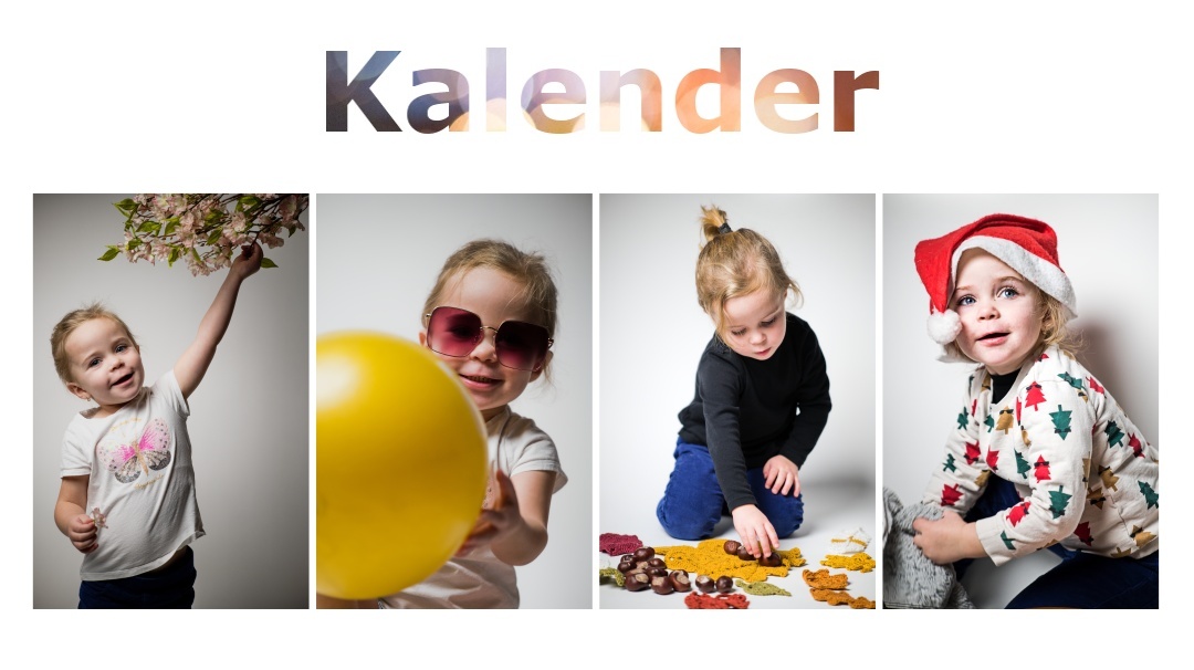 Fotografieren eines Kalenders mit Kindern - 12-mal Ausnahmezustand