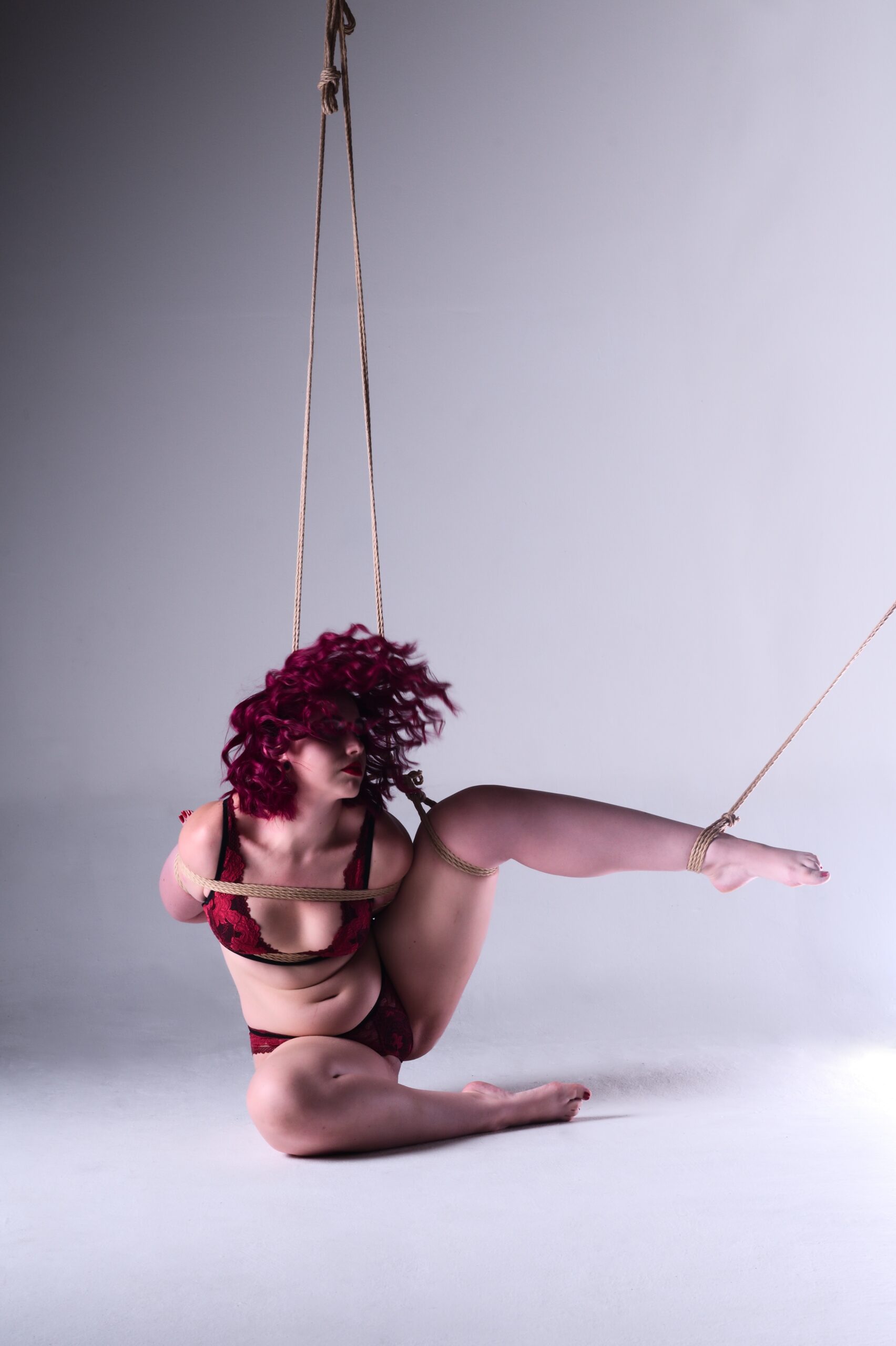 Fotografieren der japanischen Shibari