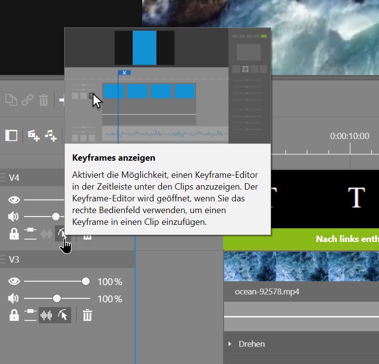 Upgrade des Video-Editors