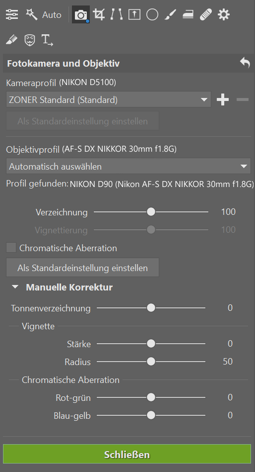 Kleine Unvollkommenheiten einer Nachtaufnahme ausbessern