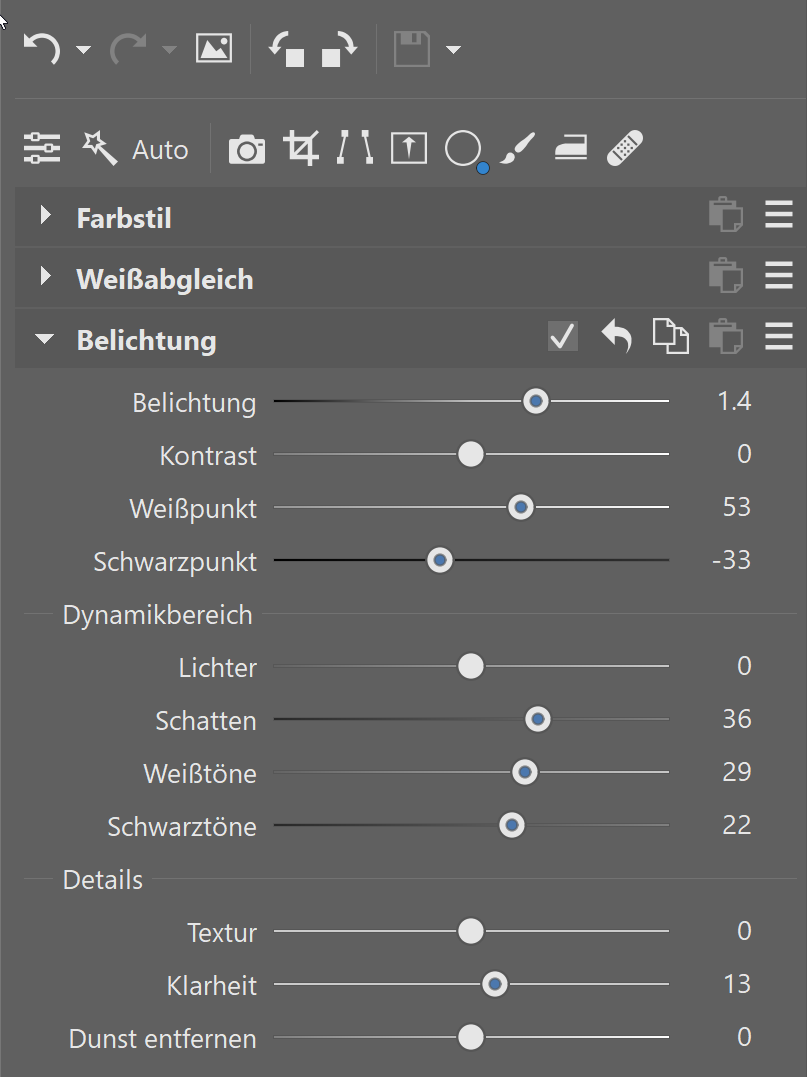 Verleihen Sie Ihren Fotos Dynamik, textur