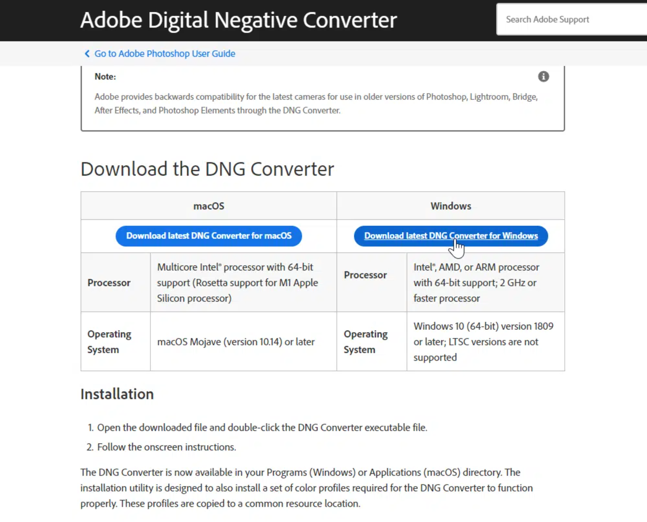 Zoner Studio und Adobe DNG Converter