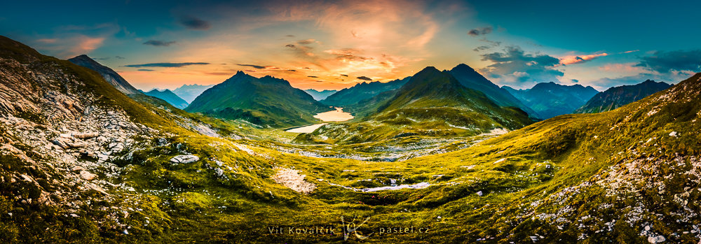 Panorama mit Giglachseen