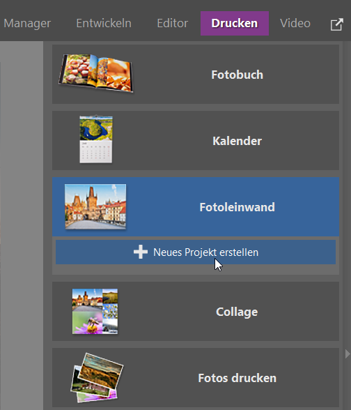 Triptychon, neues projekt