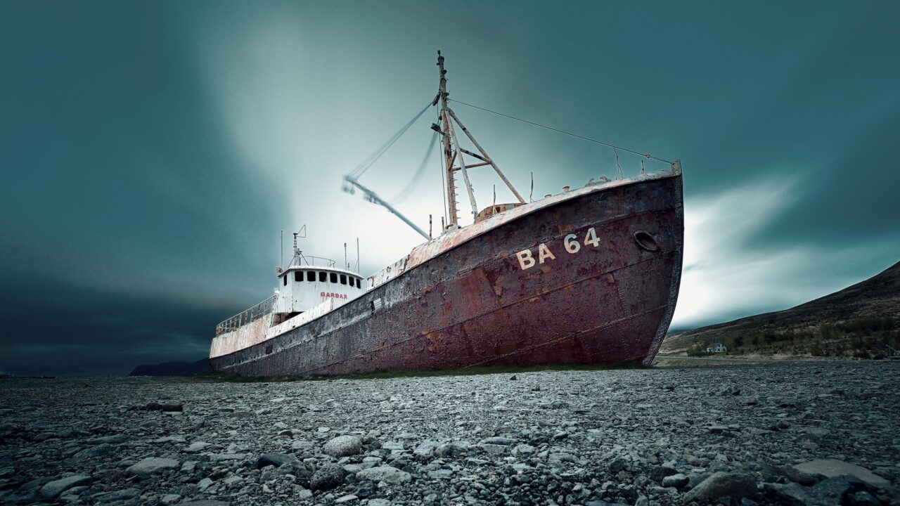 Das Schiffswrack der Garðar
