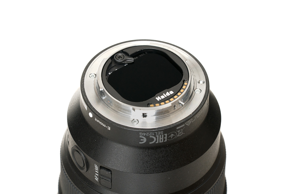 Sony 12-24/4 Ultraweitwinkelobjektiv, eingesetzter