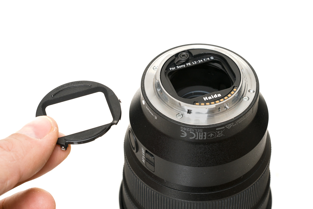 Sony 12-24/4 Ultraweitwinkelobjektiv, rueckteil