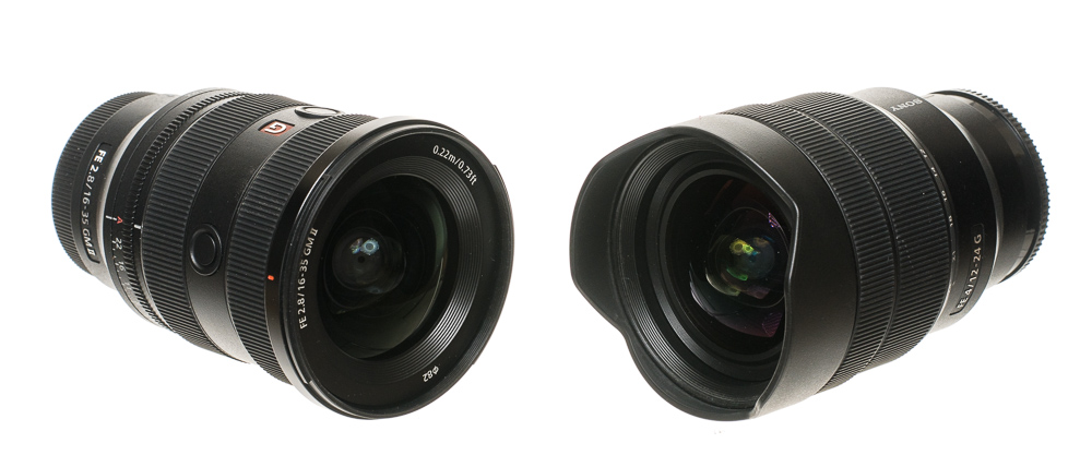 Ultraweitwinkelobjektive und ihre Verwendung, zwei objektive