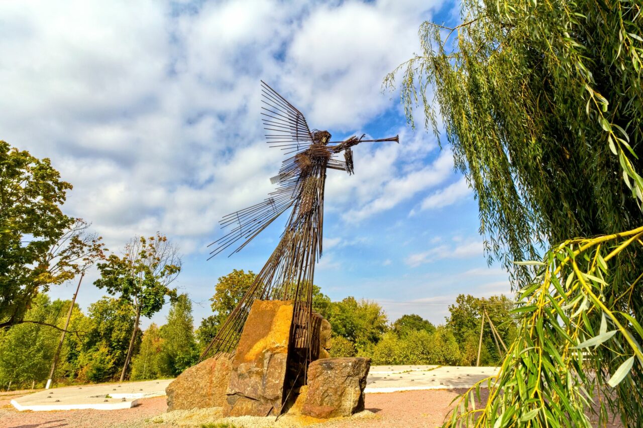 Tschernobyl, Denkmal, Todesengel von Tschernobyl.