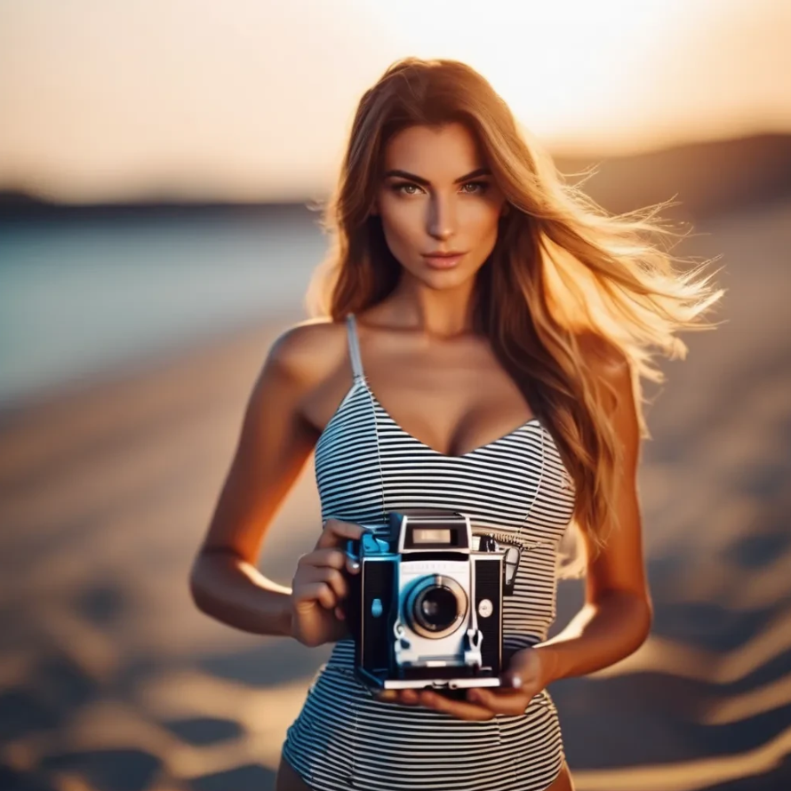 fotografische Klischees in der Porträtfotografie, AI Illustrationsfoto