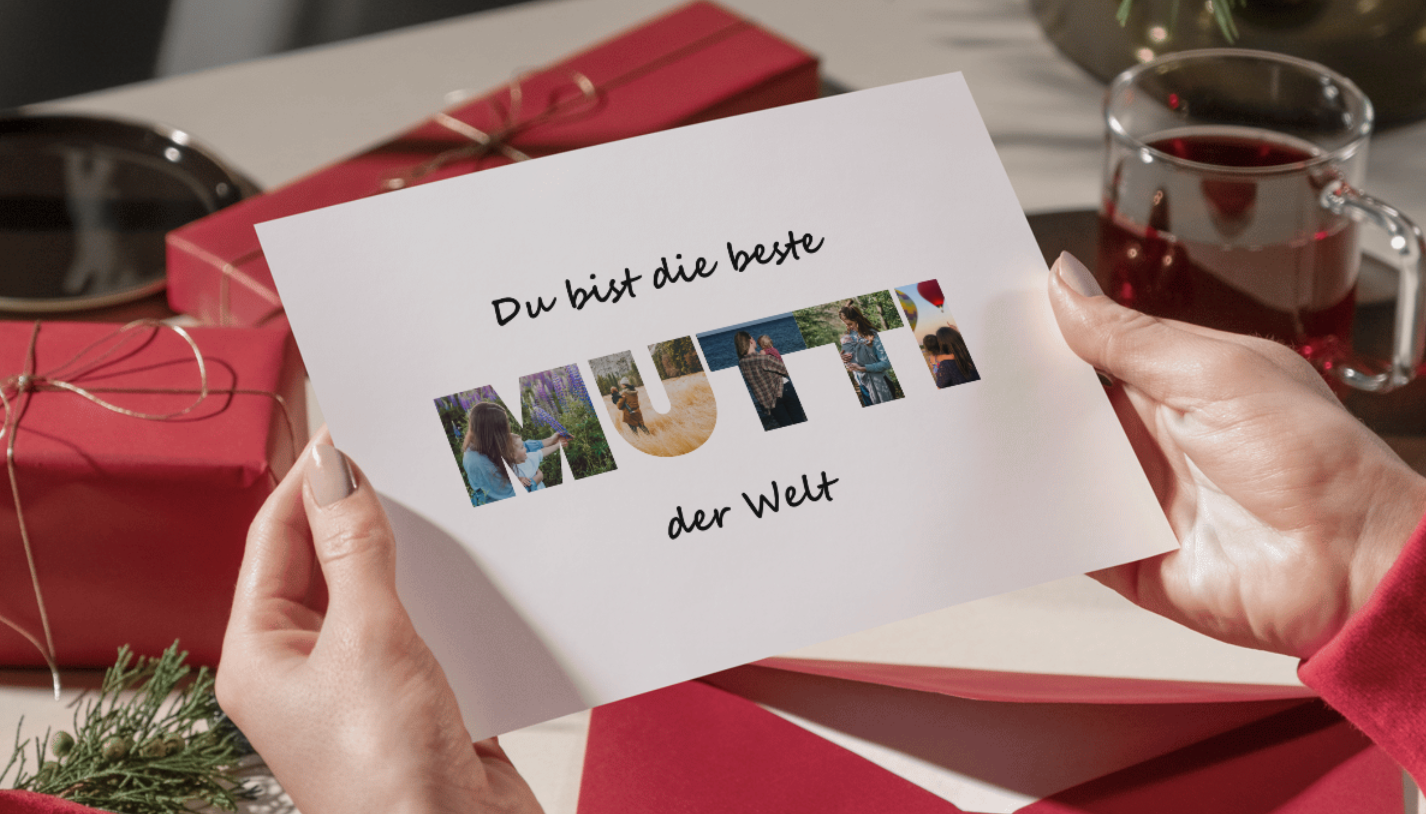 So erstellen Sie eine Buchstaben-Collage - ein persönliches Geschenk, das ans Herz geht