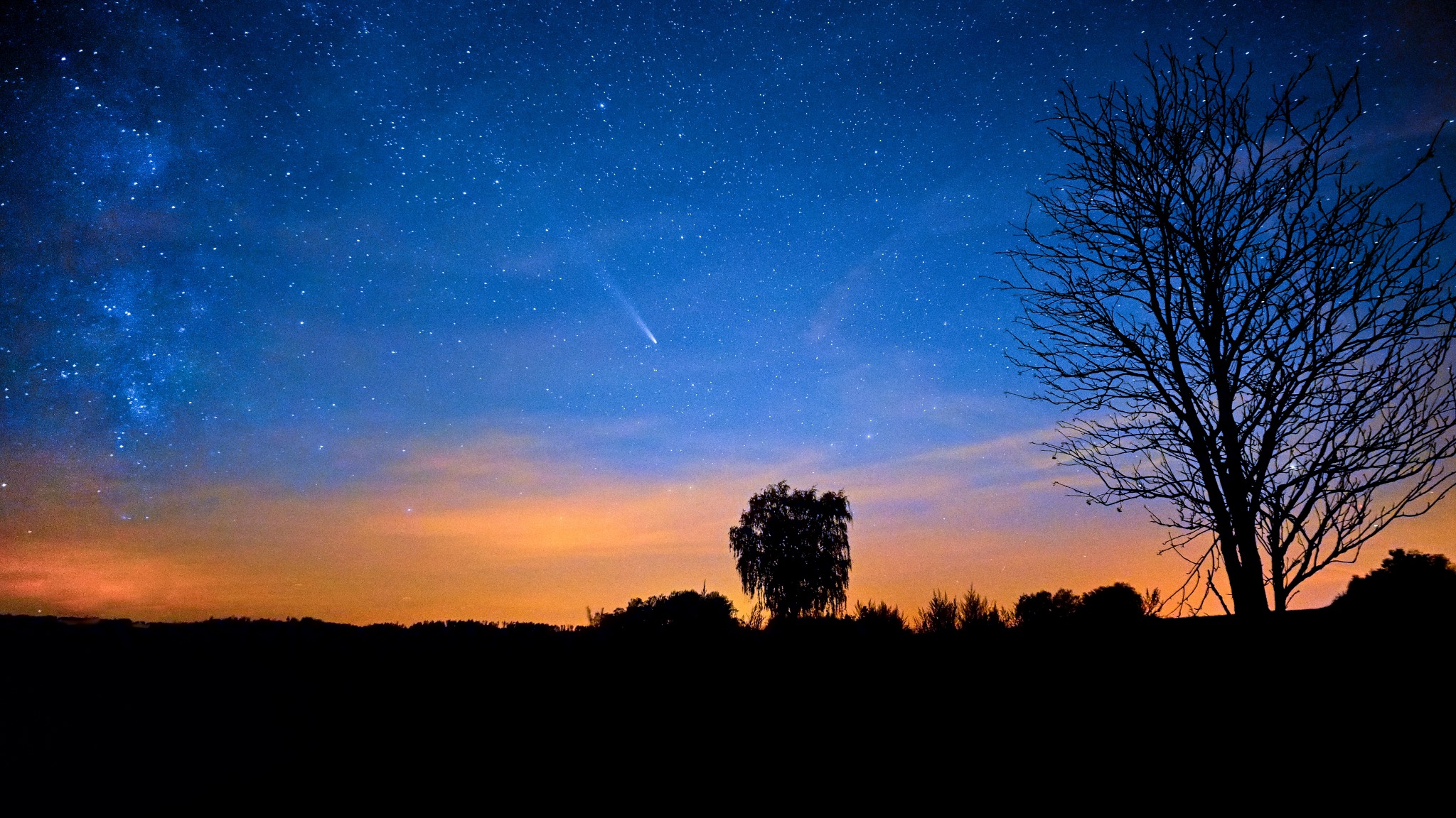 So fotografieren Sie Kometen, Meteoritenschauer und Sterne