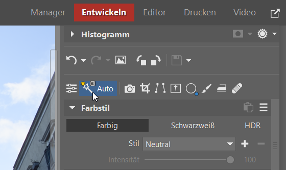 Erhöhung des Kontrasts in Ihren Fotos, auto