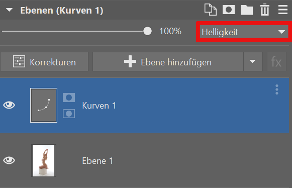 Aktfotografie, Bildbearbeitung, kurven_helligkeit