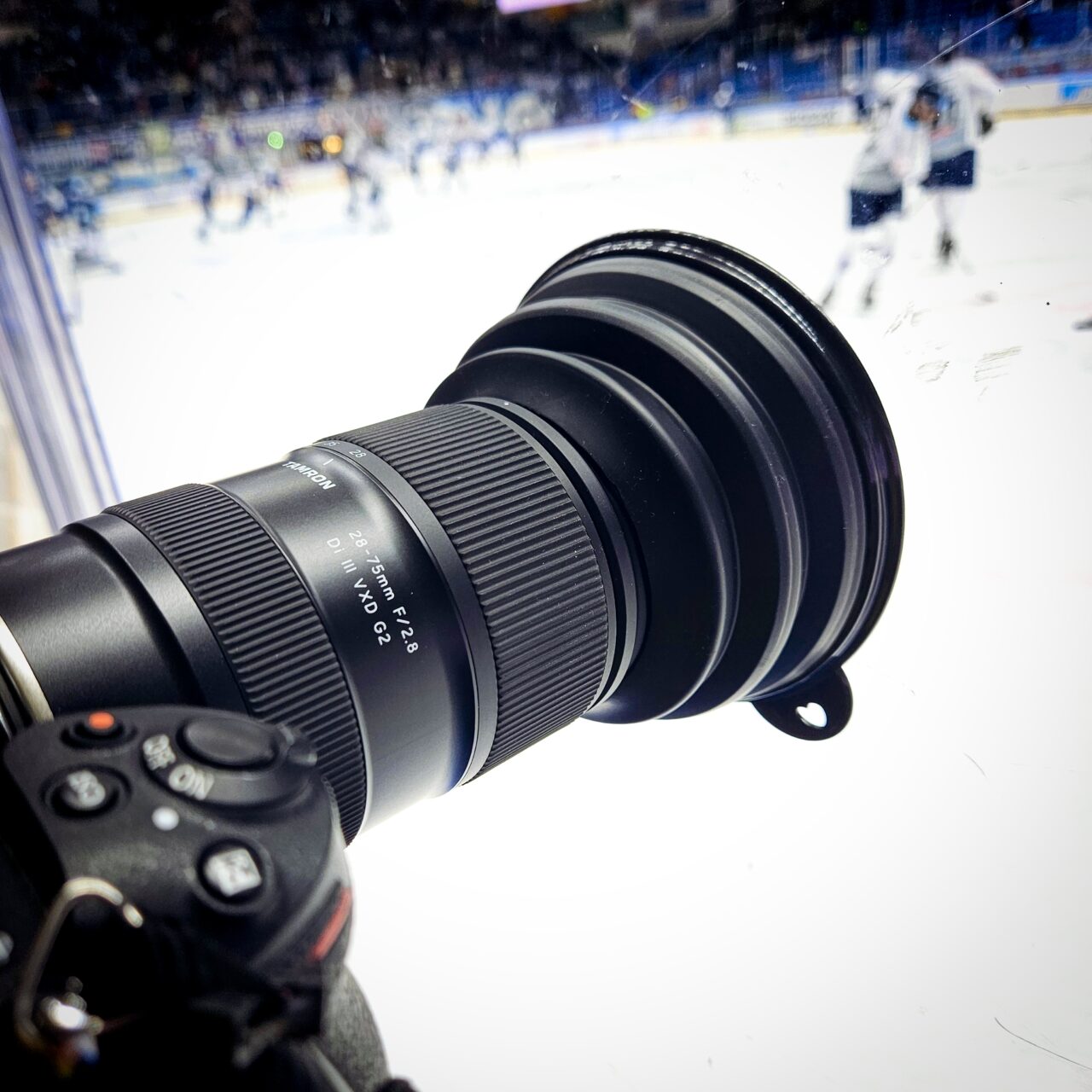 Eishockeyspiel, Sportfotografie