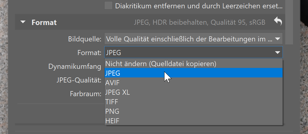 So ändern Sie das Bildformat