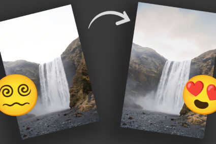 Bearbeitung in einer Minute: Überbelichteten Himmel retten