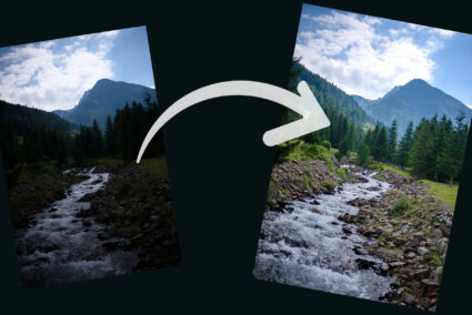 Bearbeitung in einer Minute: So hellen Sie ein zu dunkles Foto auf